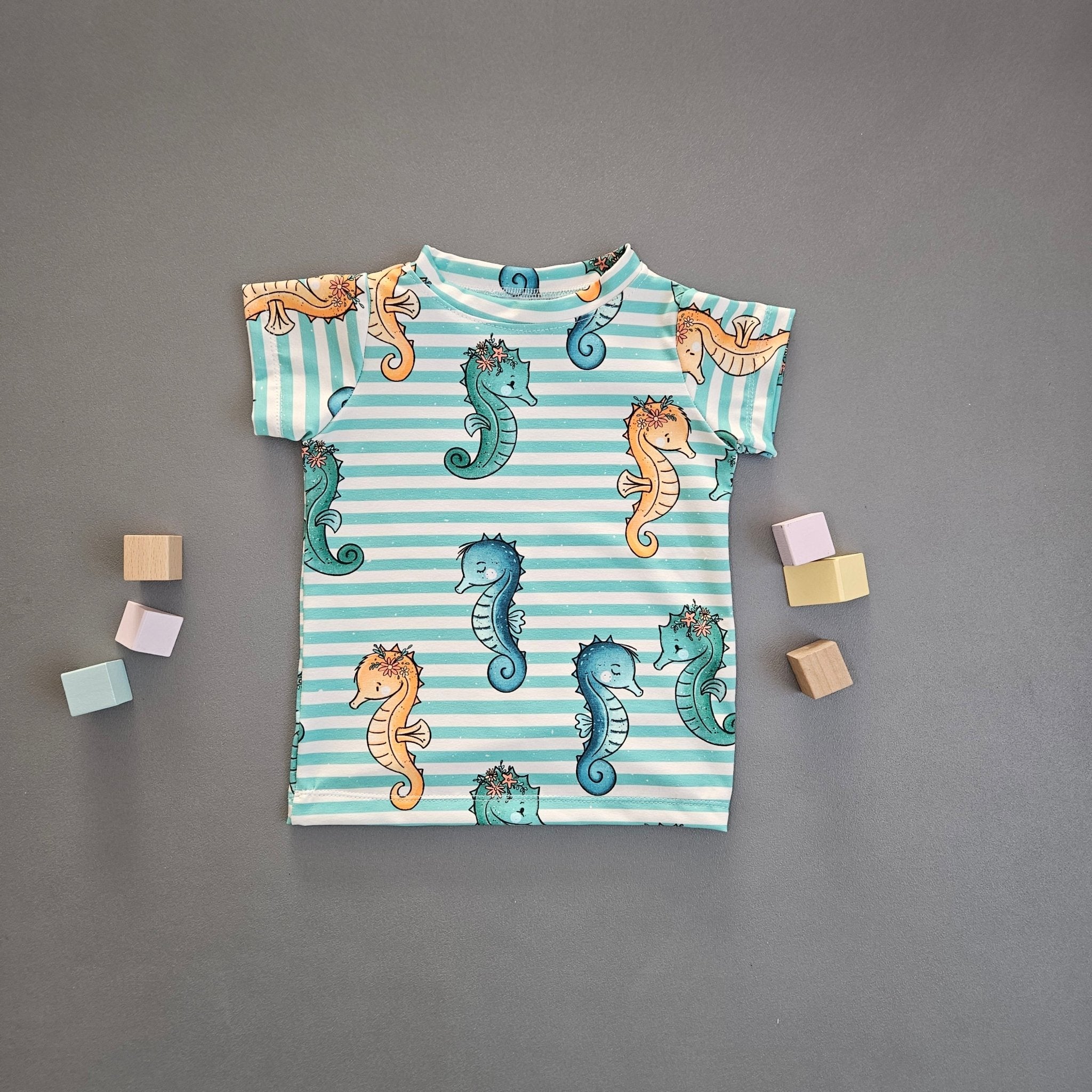 T-Shirt Gr.92 / Seepferdchen - Kalie - Kids