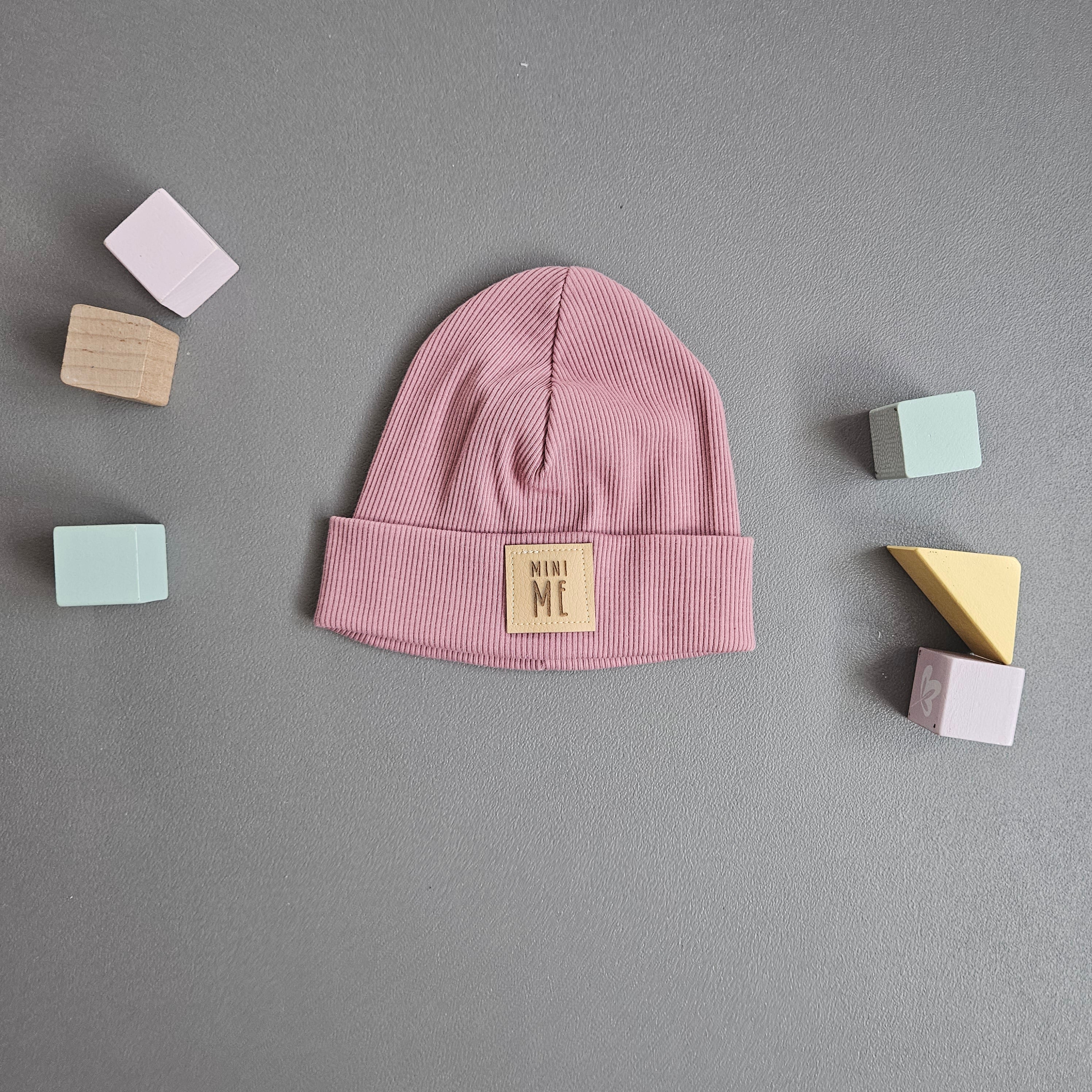 Beanie Ku.40-44 cm / Mini me / rosa