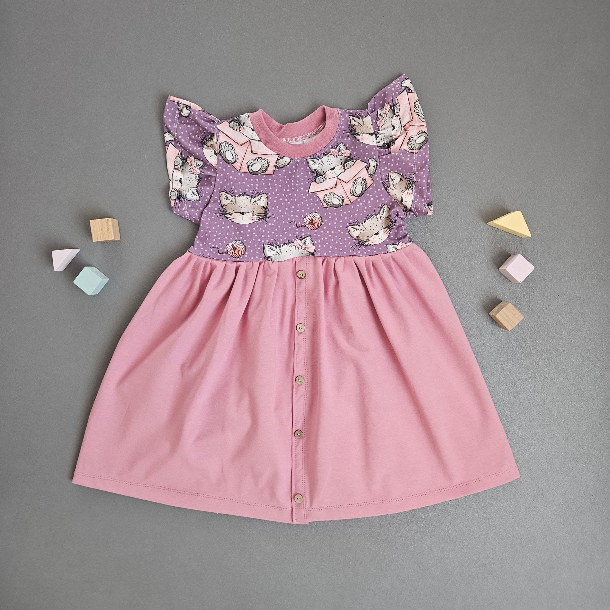 Flügelkleid Gr.116 / Katzenkiste - Kalie - Kids