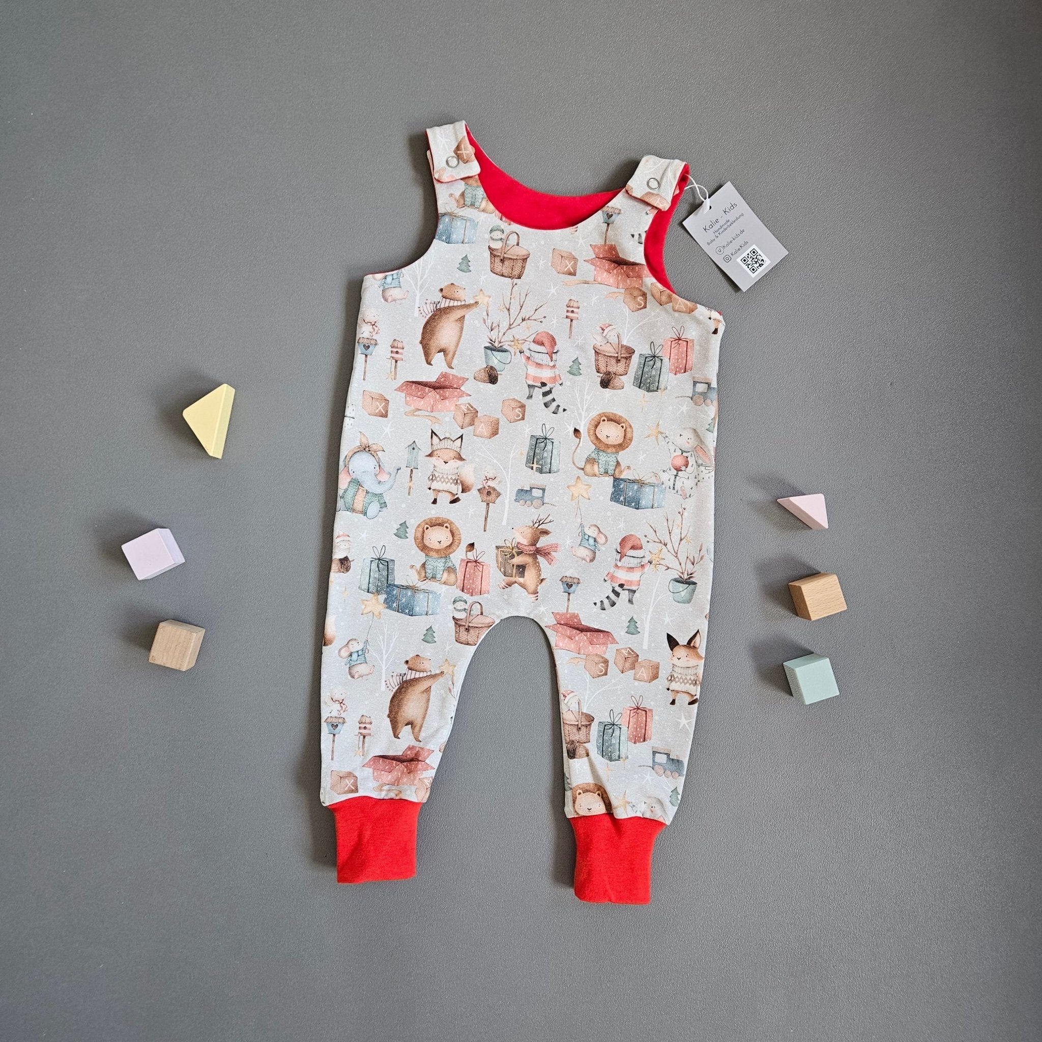 Strampler Gr.68 / Weihnachts Vorbereitung - Kalie - Kids