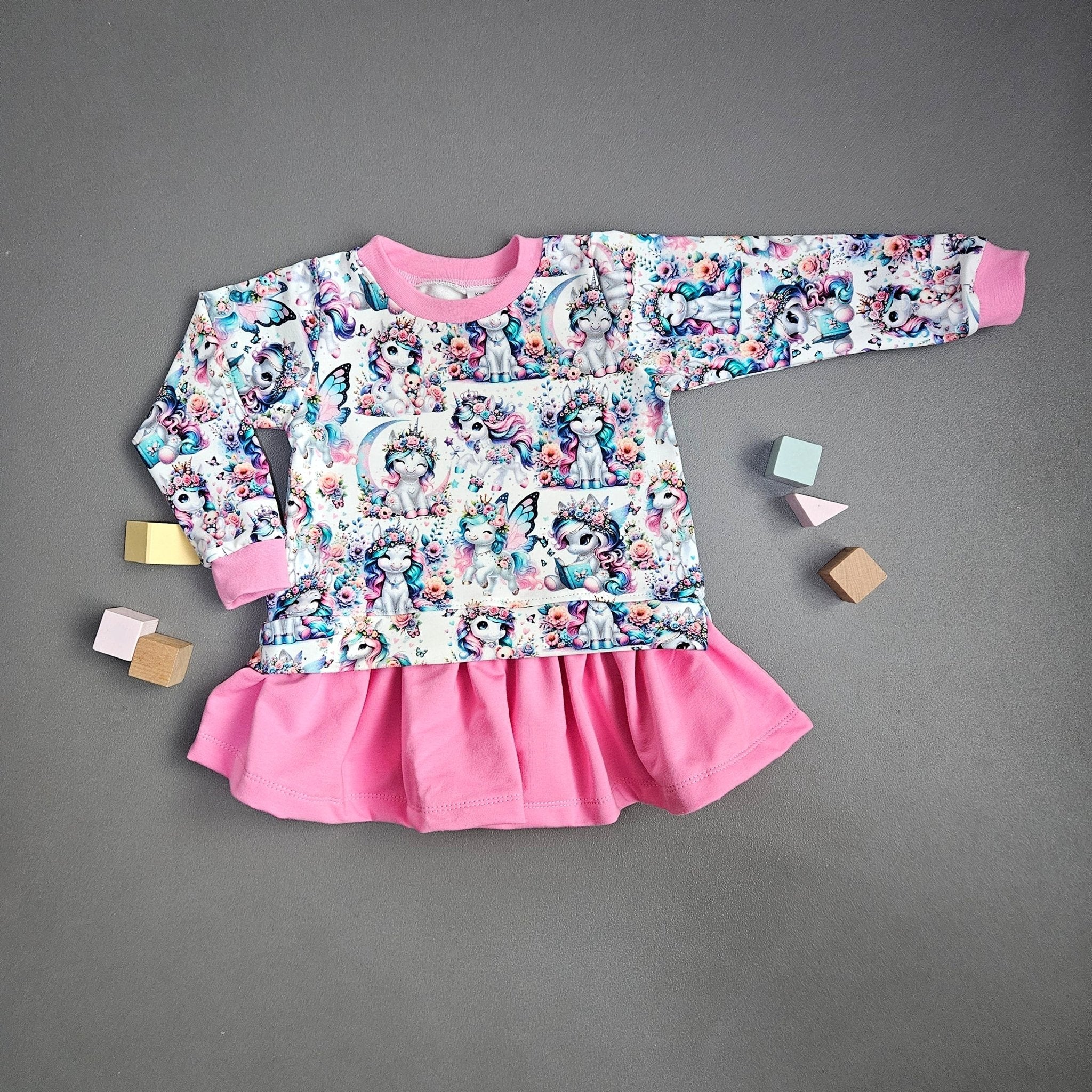 Girlydress Gr.92 / Blumeneinhorn - Kalie - Kids