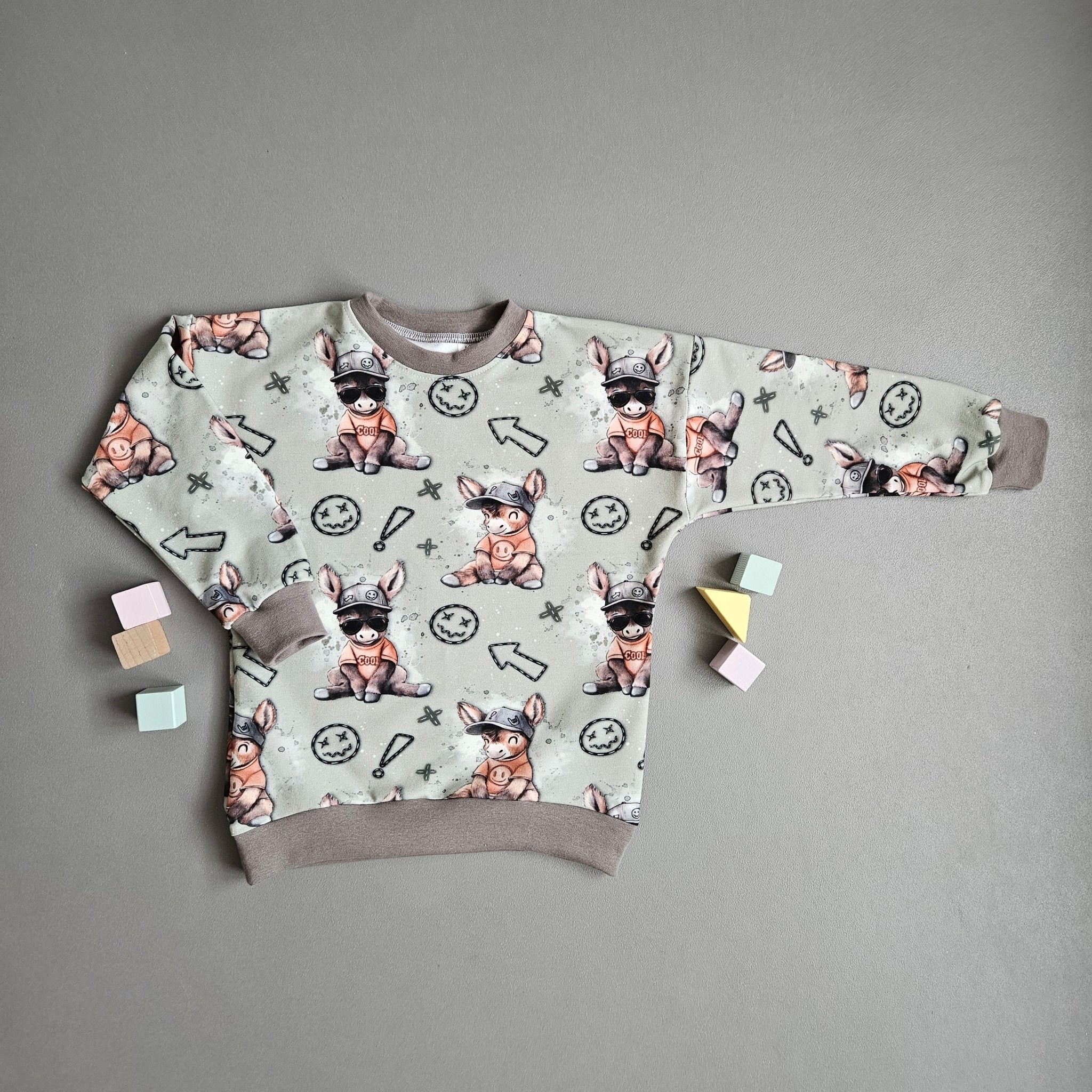 Pullover Gr.110 / Esel - Kalie - Kids