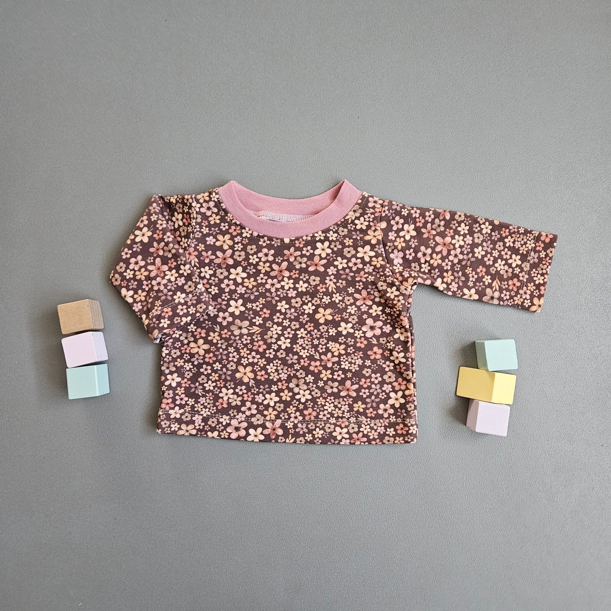 Langarmshirt Gr.56 / Blümchen - Kalie - Kids