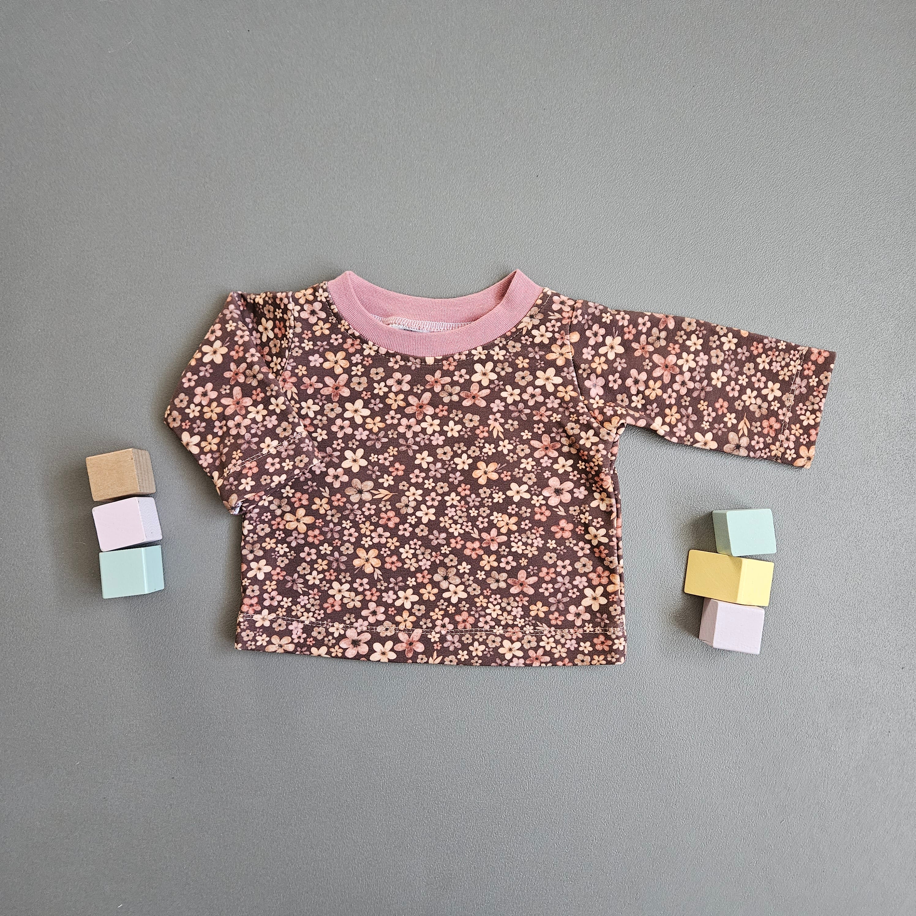 Langarmshirt Gr.56 / Blümchen