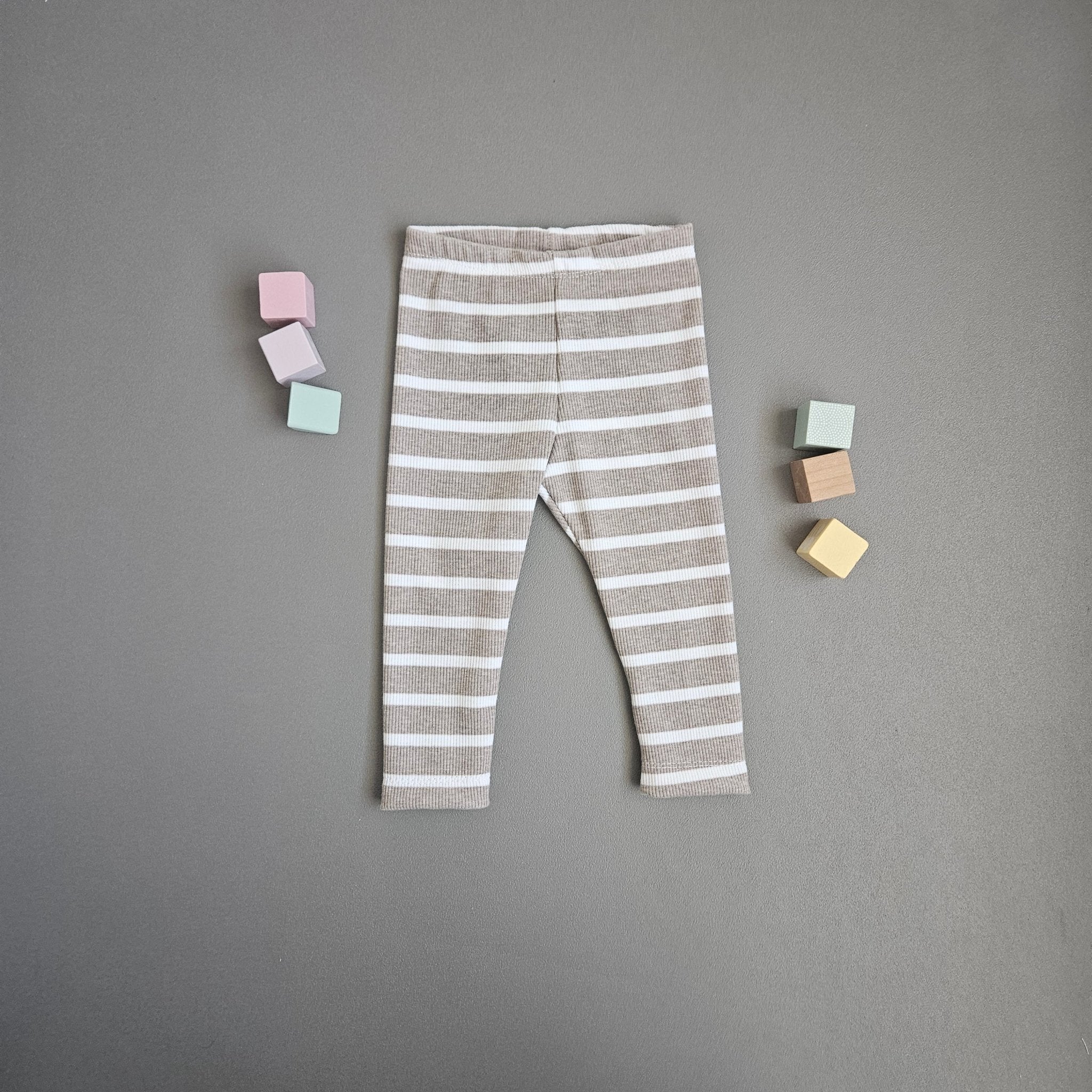 Leggings Gr. 68 / beige/grau - Kalie - Kids