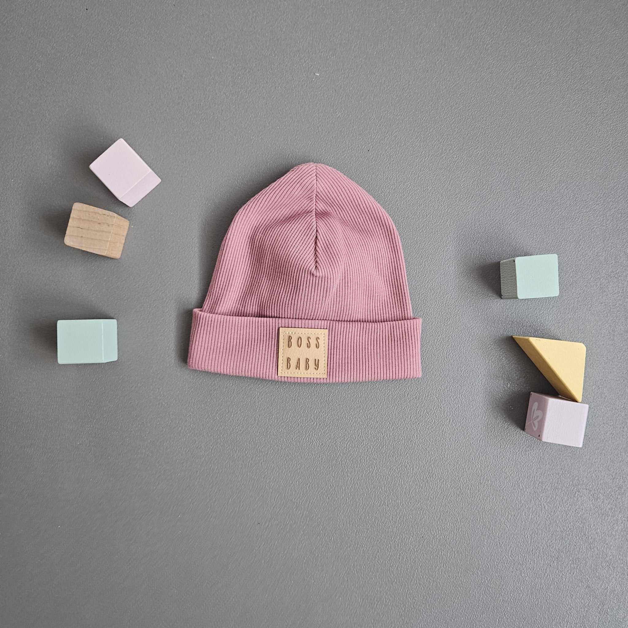 Beanie Ku. 40 - 44 cm / Boss Baby / rosa - Kalie - Kids