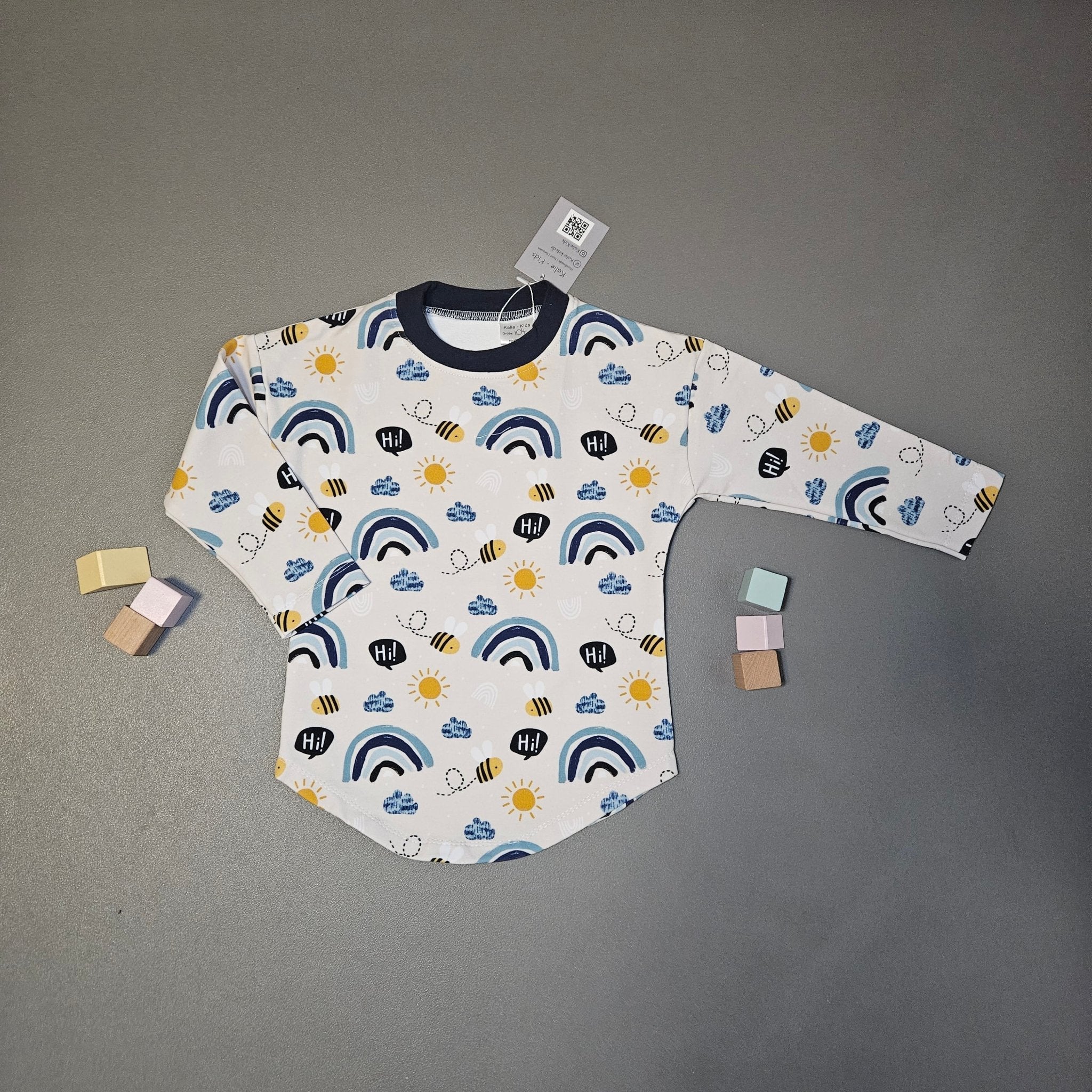 Longline Gr.104 / Regenbogen blau - Kalie - Kids