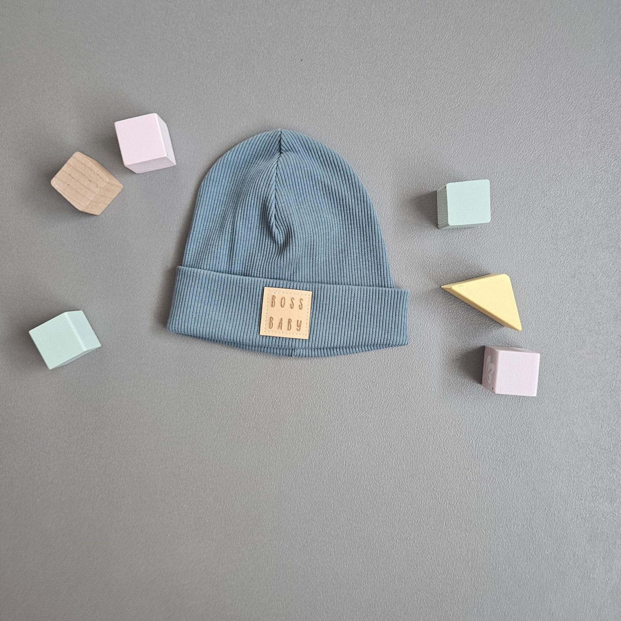 Beanie Ku. 40 - 44 cm / Boss Baby / blau - Kalie - Kids