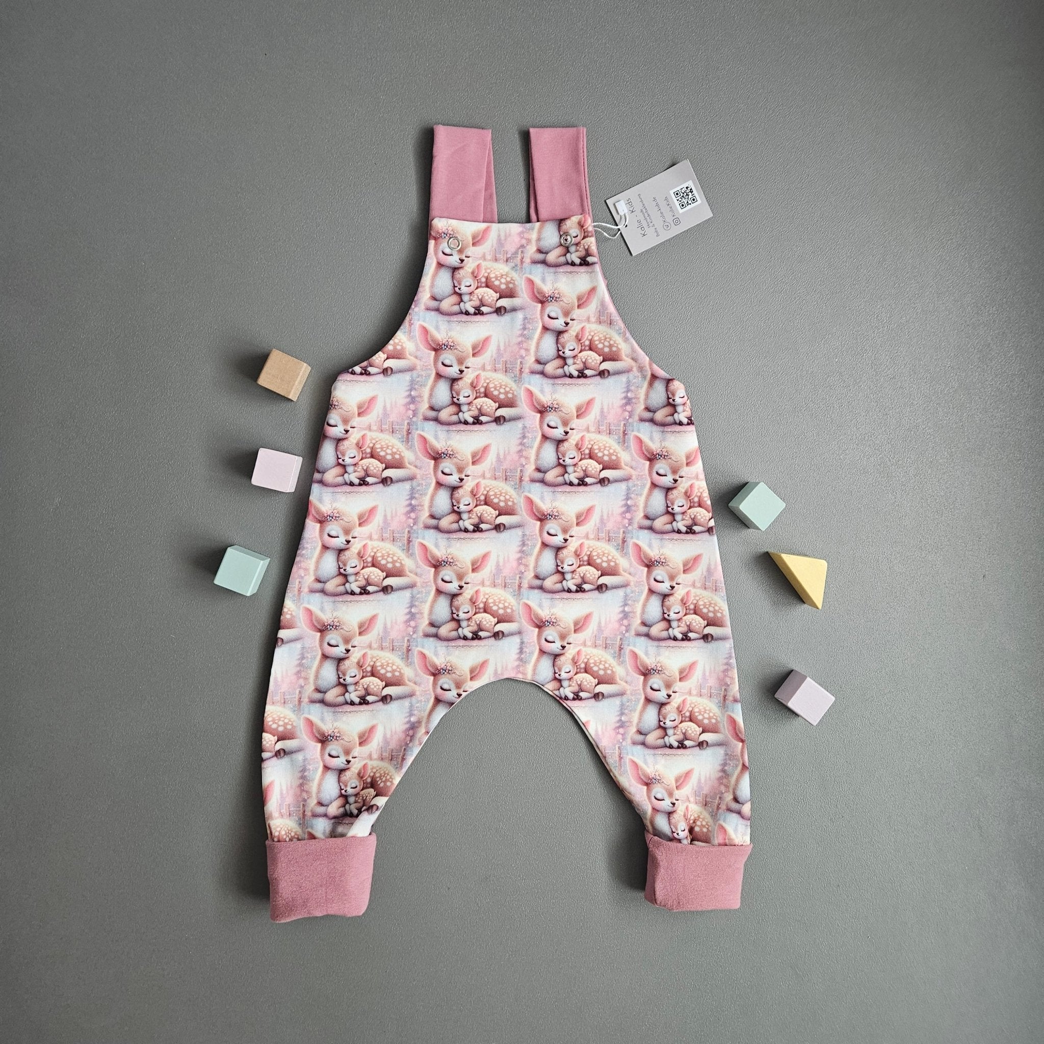 Latzhose Gr.74 / Reh - Kalie - Kids