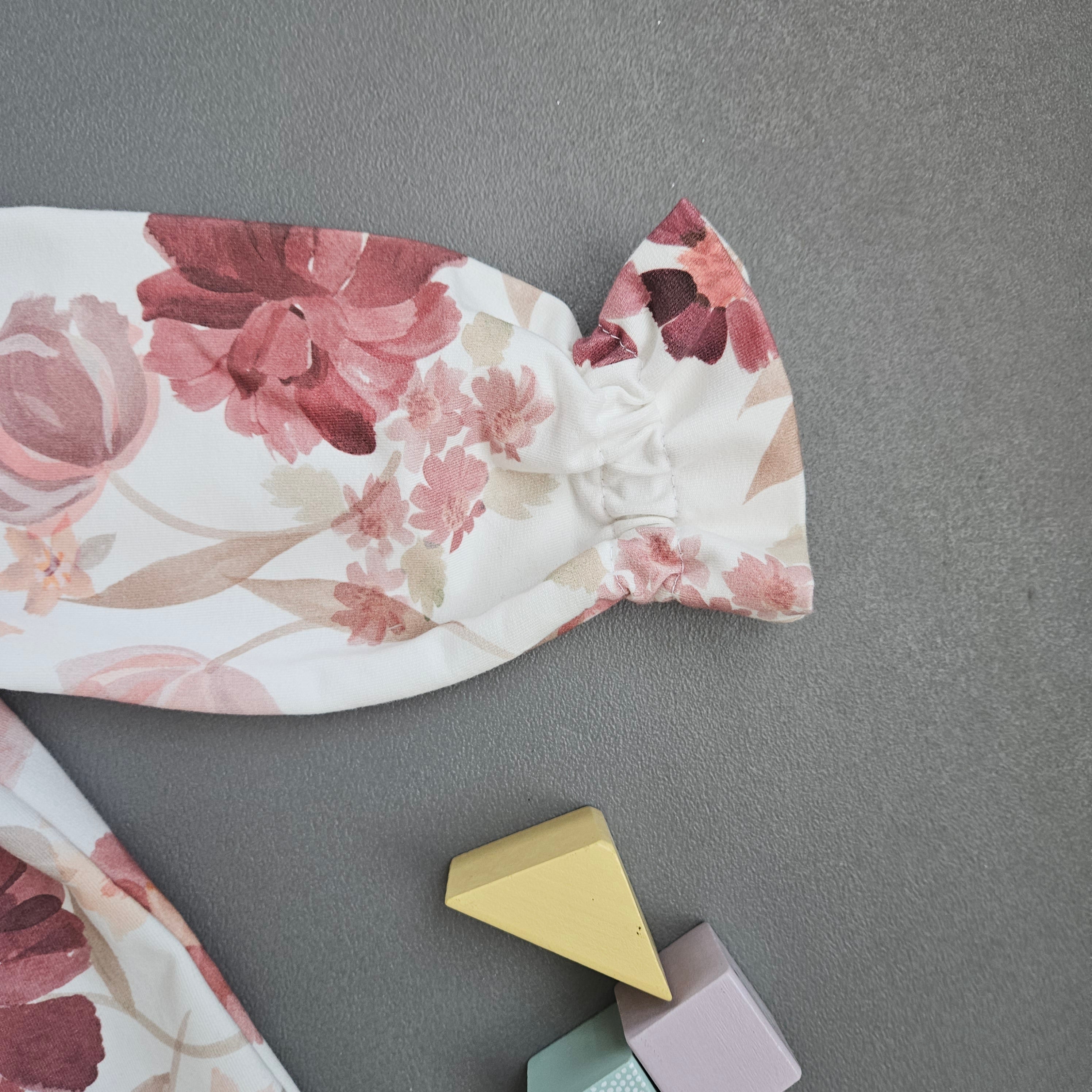 Bluse Gr.80 / Blumen rosa