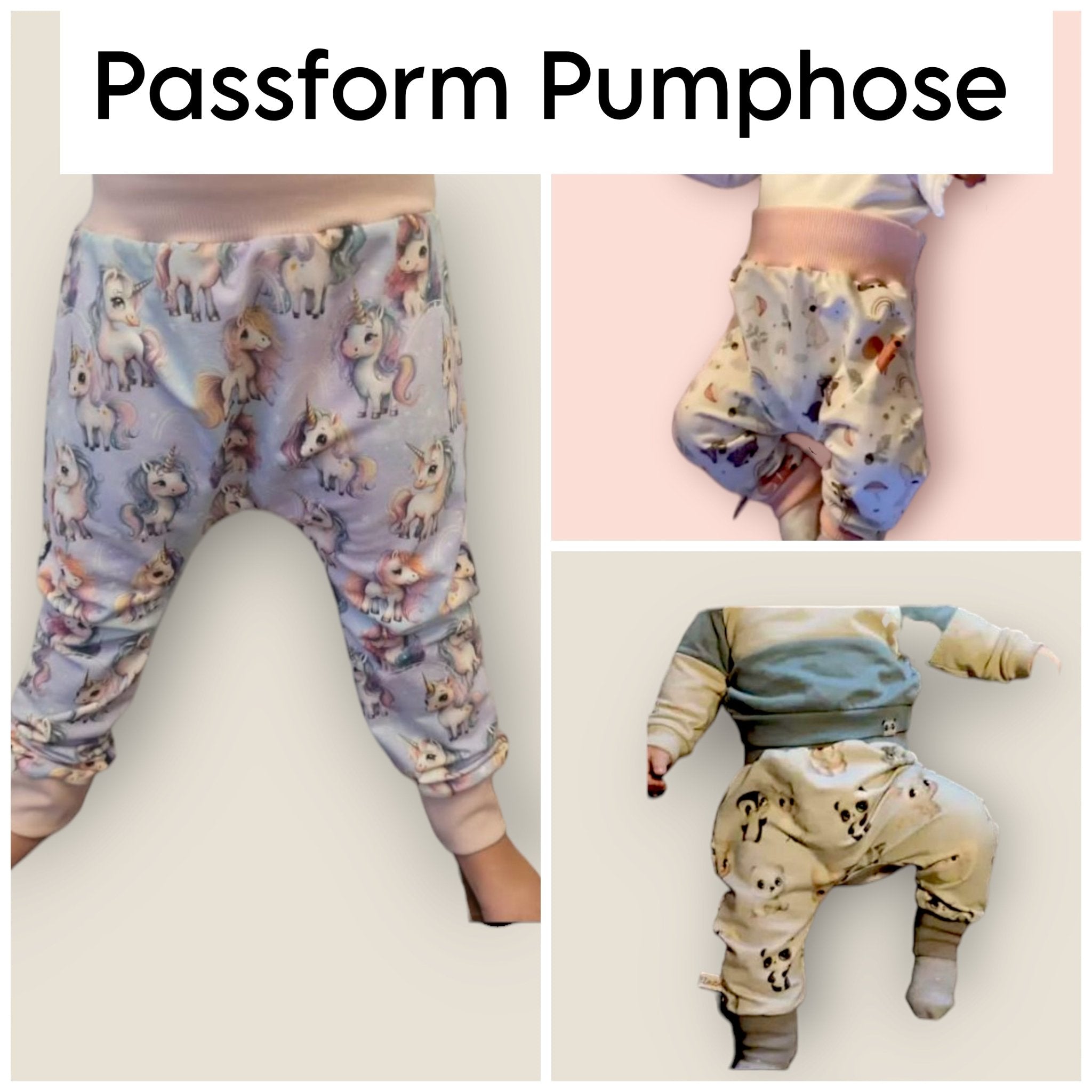 Pumphose Gr.68 / Wolken - Kalie - Kids