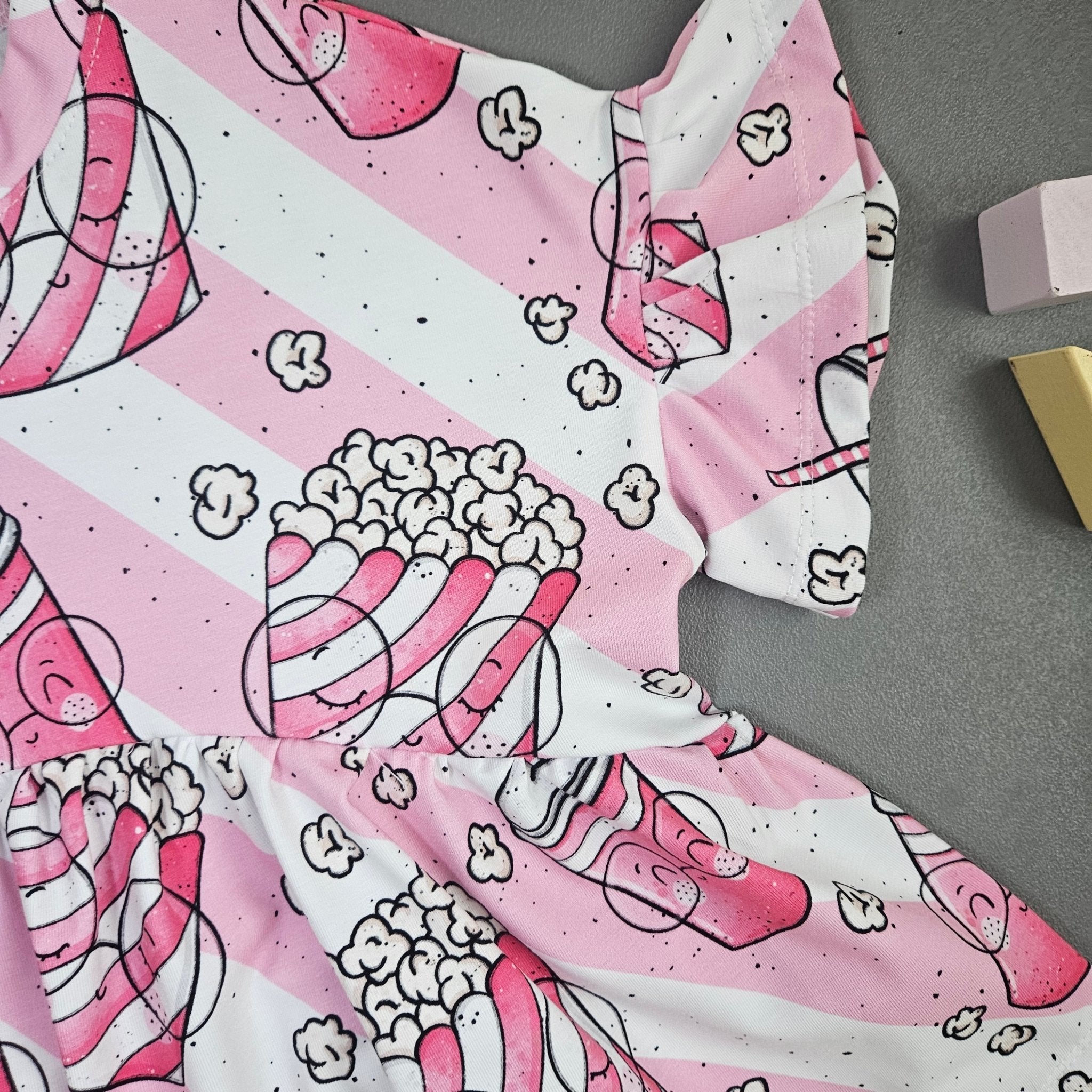 Rüschchenshirt Gr.104 / Popcorn - Kalie - Kids