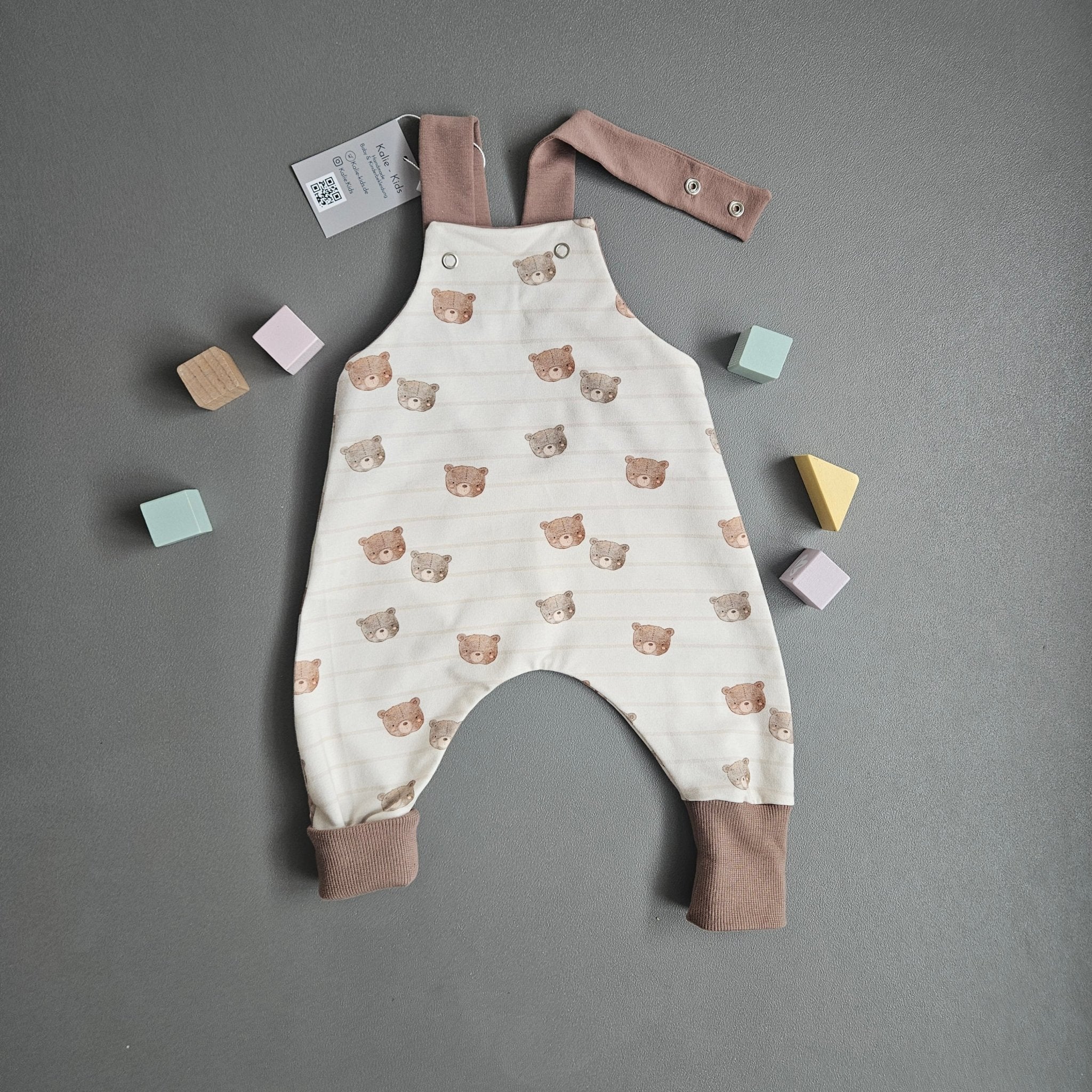 Latzhose Gr.68 / Bärchen - Kalie - Kids