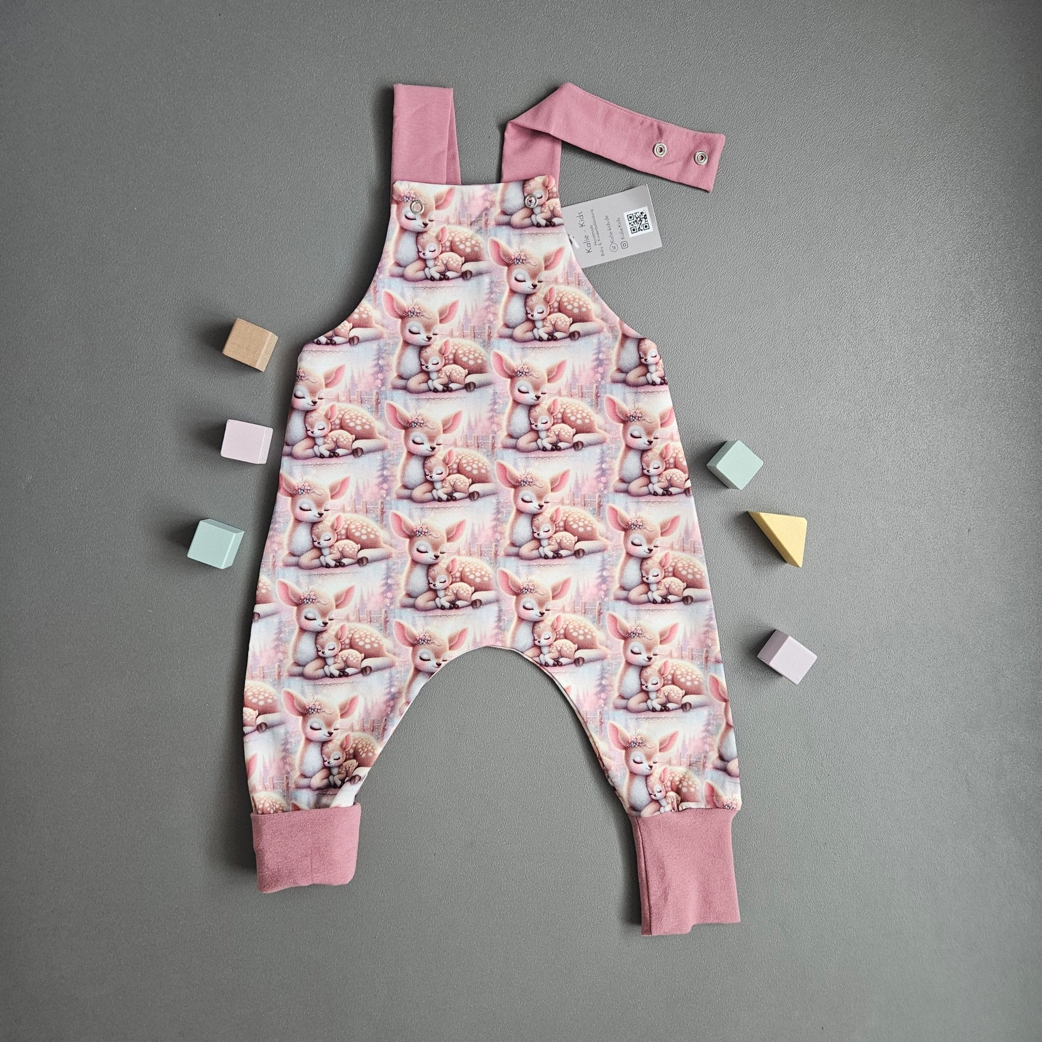 Latzhose Gr.74 / Reh - Kalie - Kids