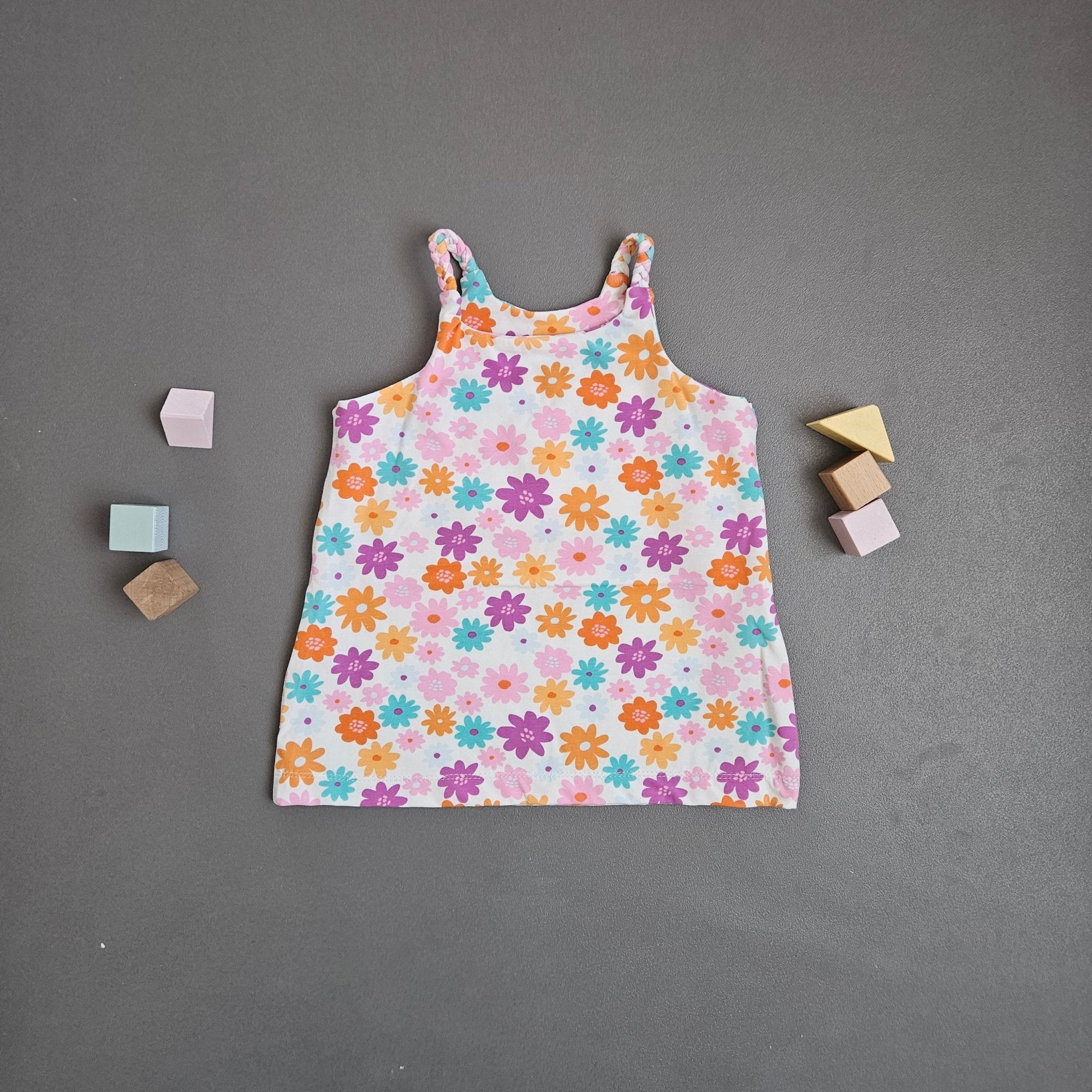 Top Gr.98 / Bunte Blümchen - Kalie - Kids