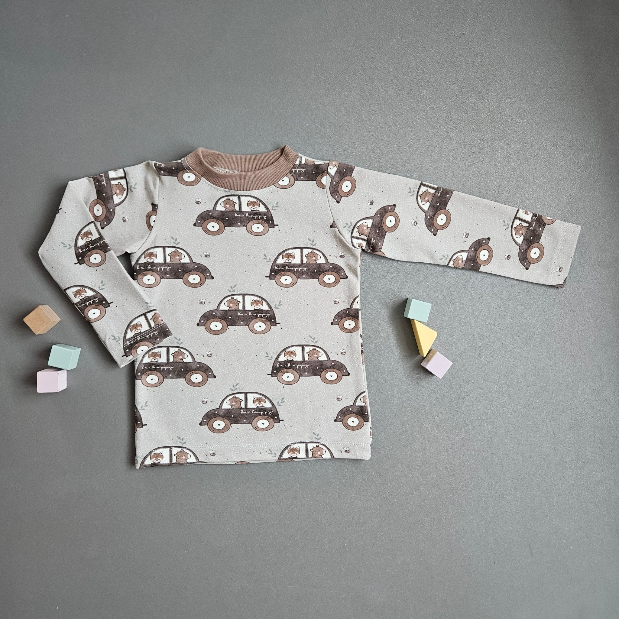 Langarmshirt Gr. 92 / be happy - Kalie - Kids