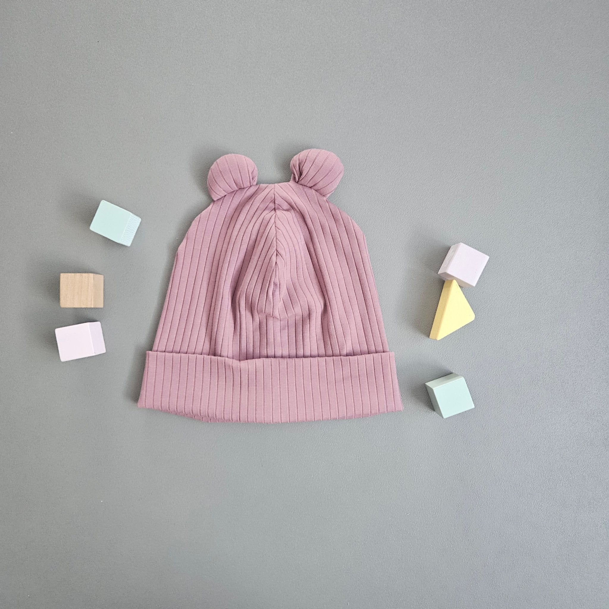 Beanie Ku. 54 - 59 cm / rosa Öhrchen - Kalie - Kids