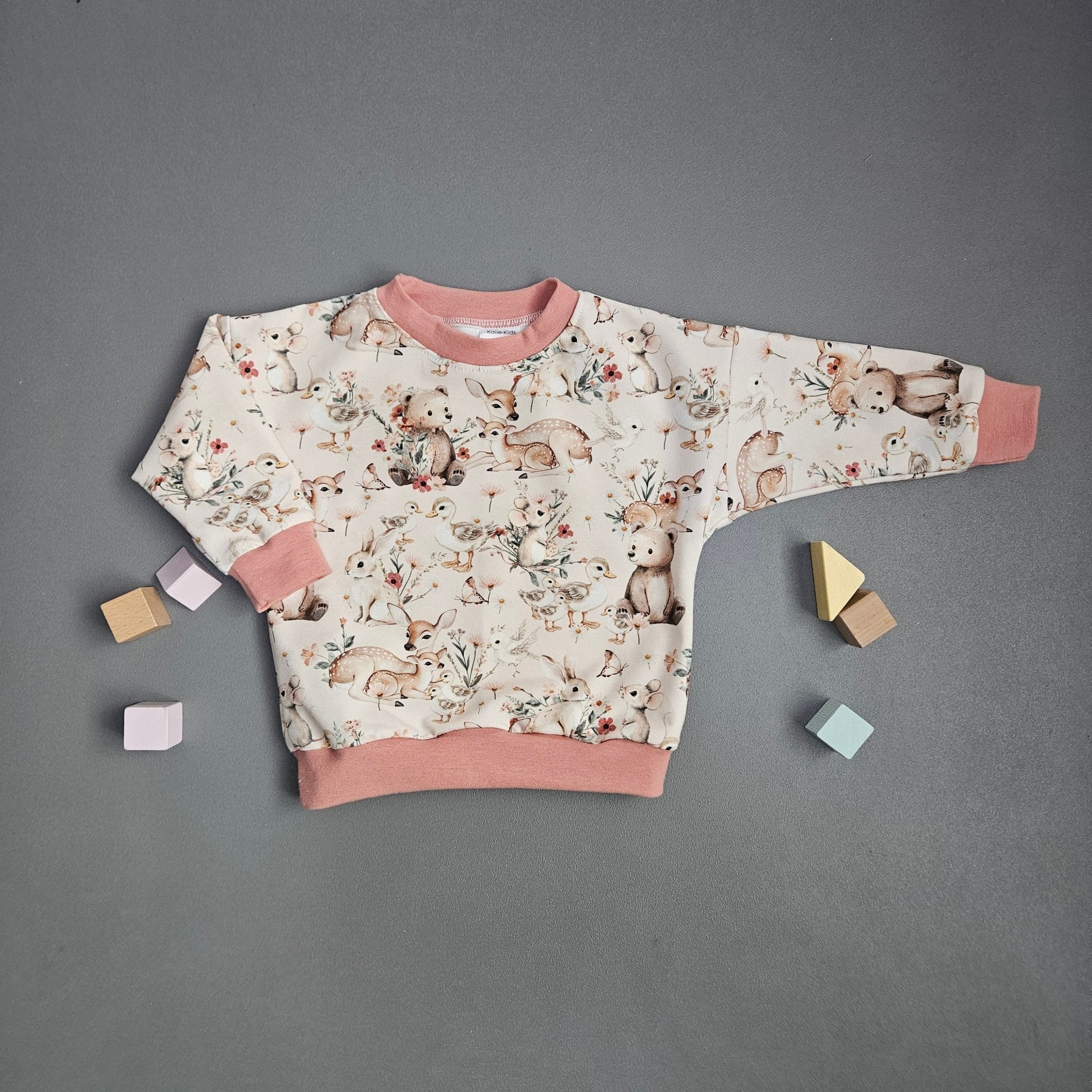 Pullover Gr.80 / kleine Freunde - Kalie - Kids