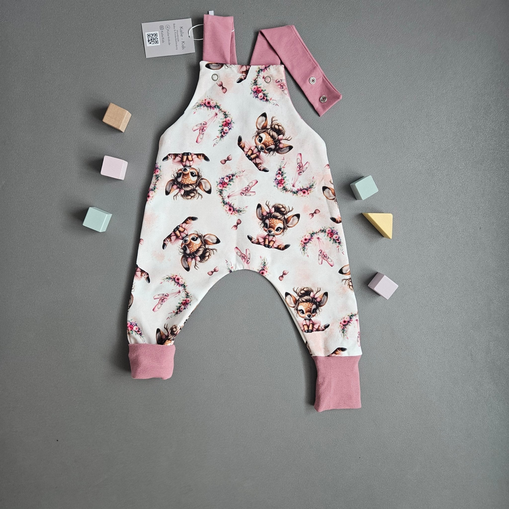 Latzhose Gr.62 / Reh Ballerina - Kalie - Kids