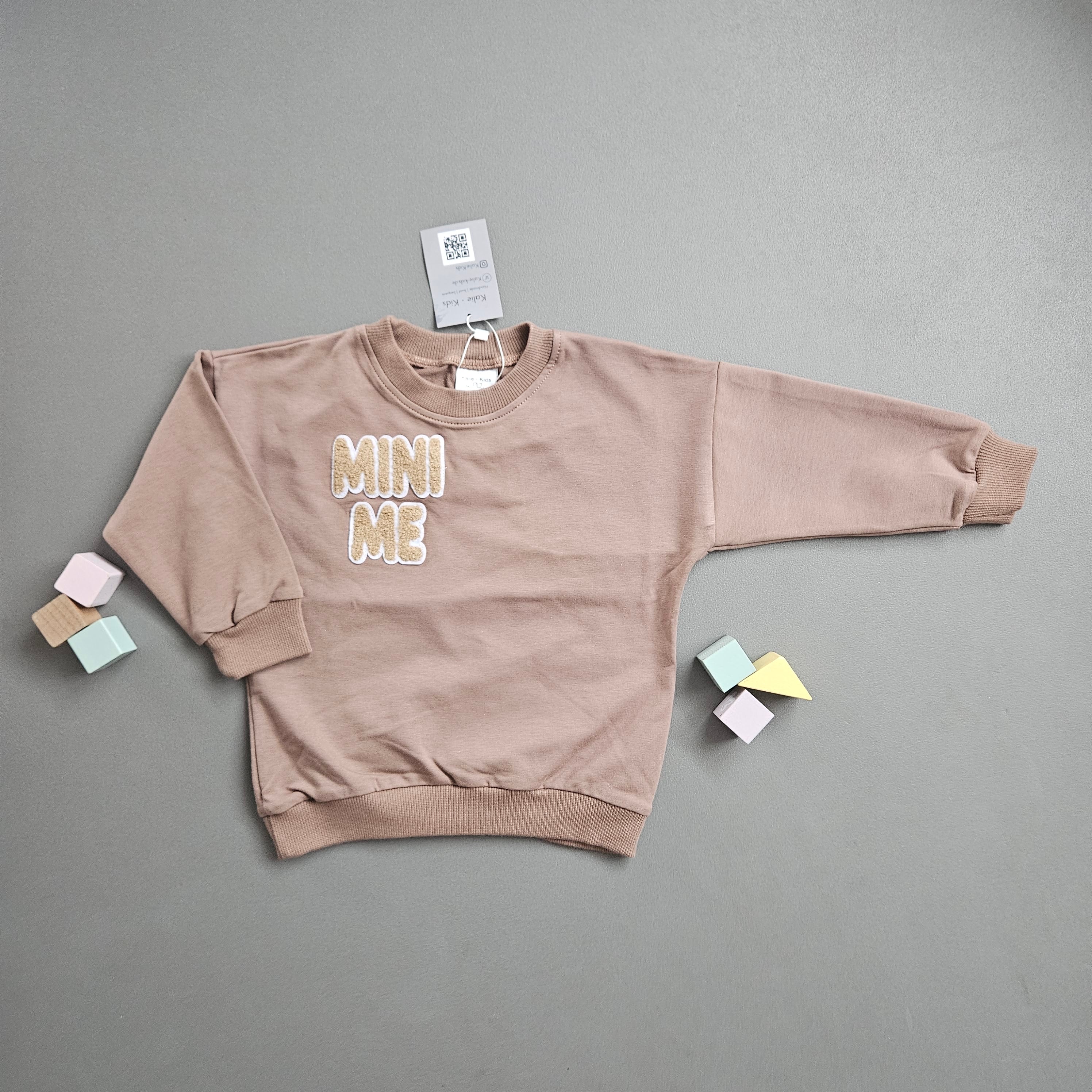 Pullover Gr.92 / Mini me / hellbraun