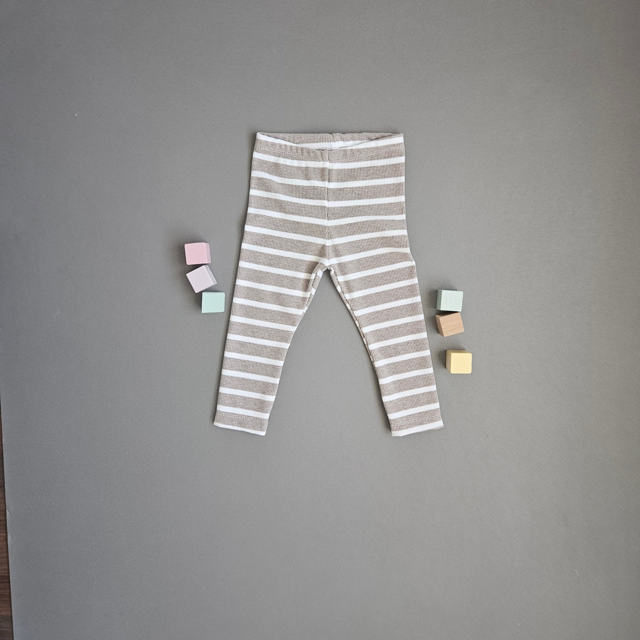 Leggings Gr. 80 / beige/grau - Kalie - Kids