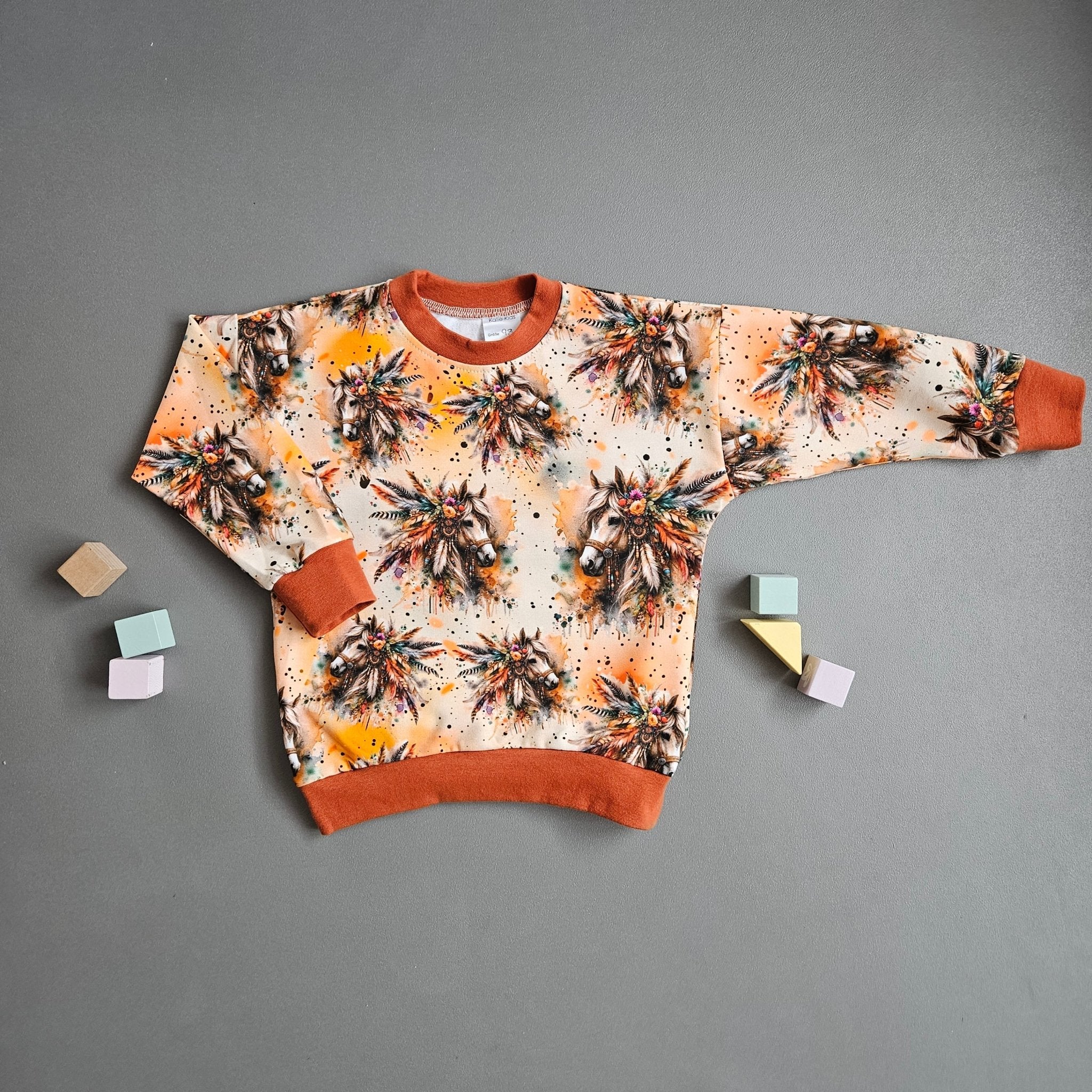 Pullover Gr.92 / Pferd - Kalie - Kids