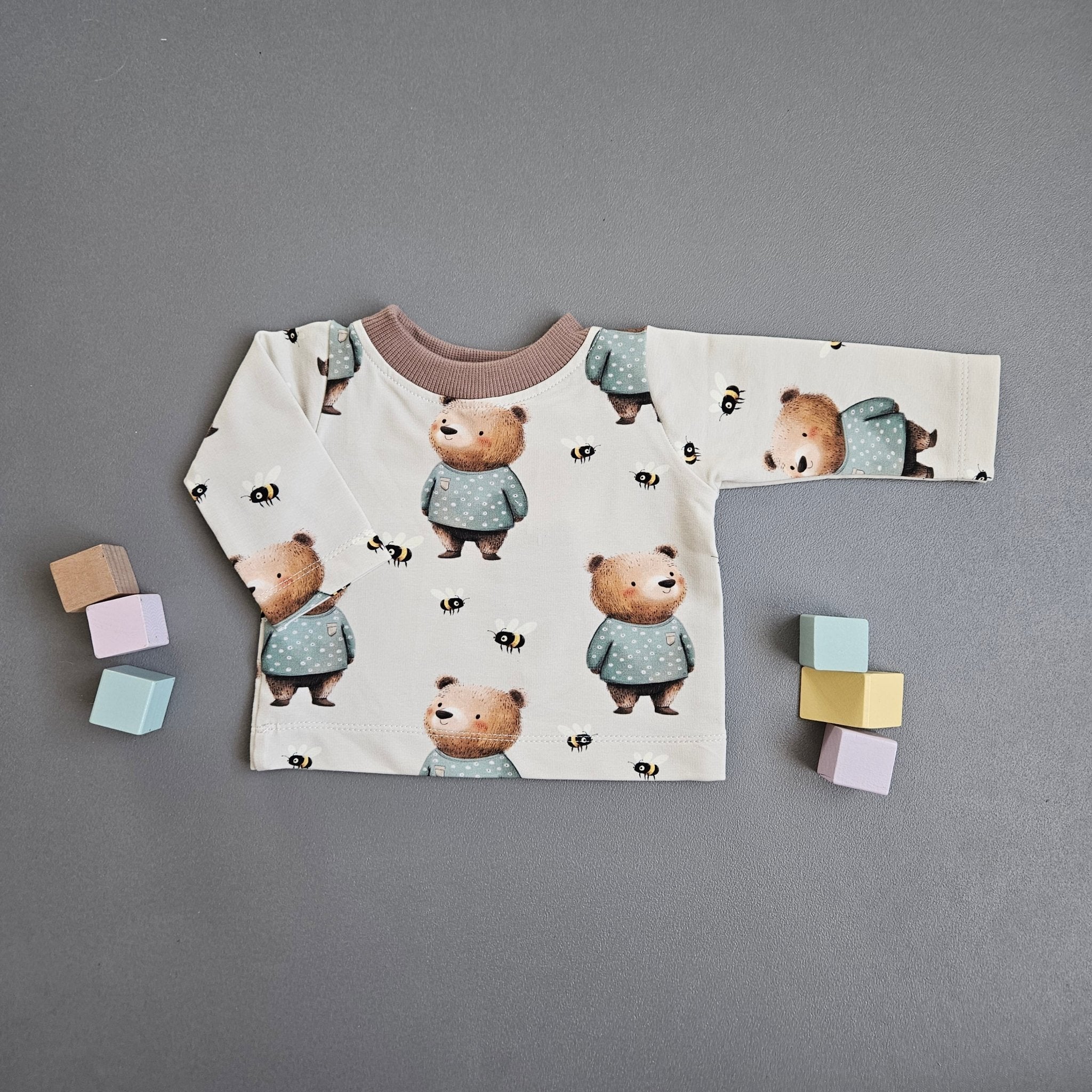 Langarmshirt Gr.56 / Bär - Kalie - Kids