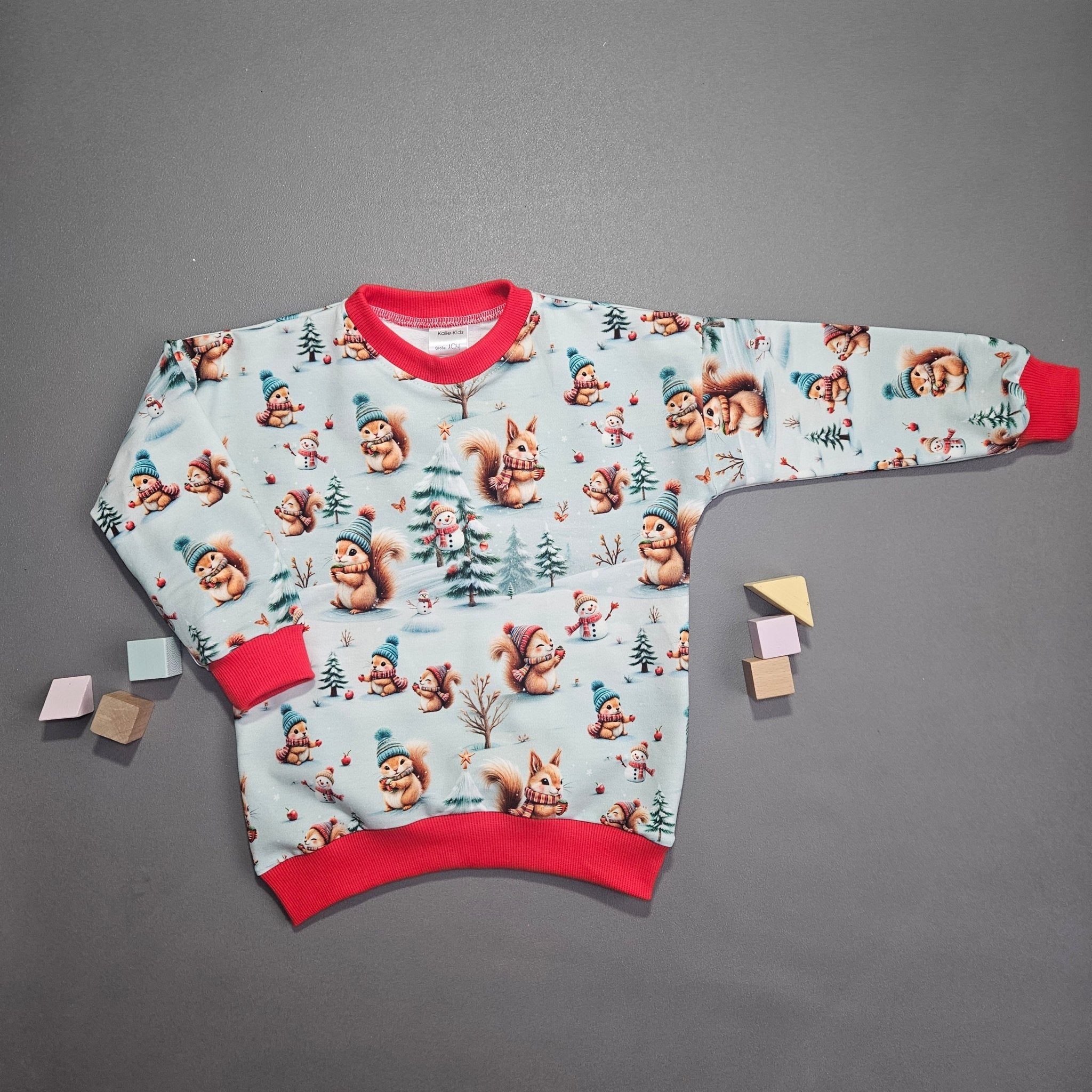Pullover Gr.110 / Winterhörnchen - Kalie - Kids