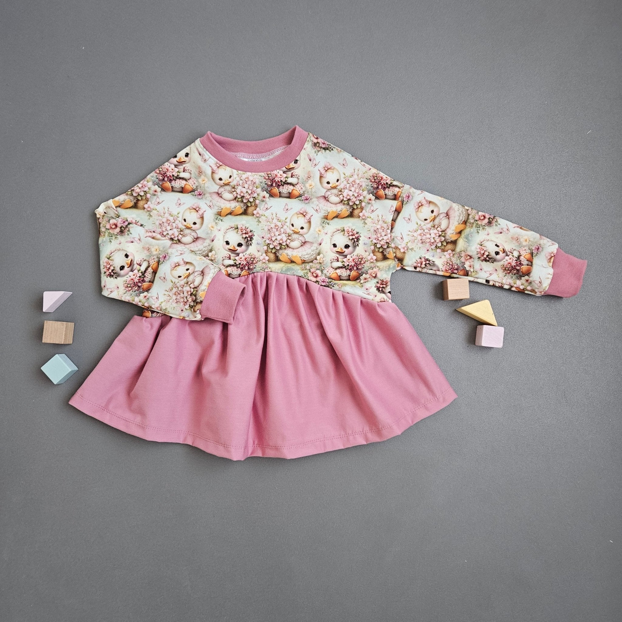 Flare mini Gr.104 / Blütenentchen - Kalie - Kids