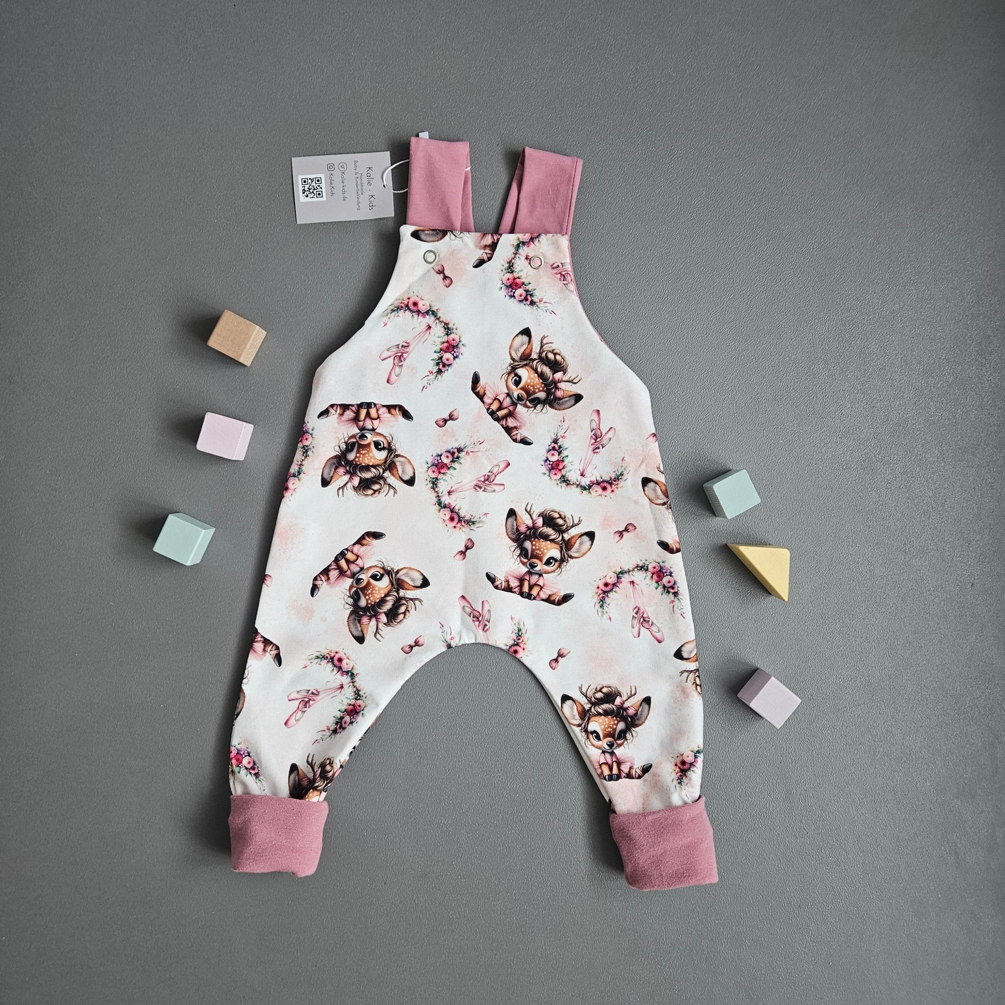Latzhose Gr.62 / Reh Ballerina - Kalie - Kids